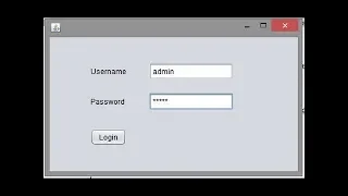 How to create Login Form in Java Swings 10 MINUTES tutorials with Source Code