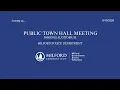 Public Town Hall Meeting Milford Police Department