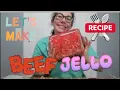 Homemade Jello Using UNflavored Beef Gelatin No Pork Jello Snacks