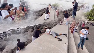 😅😁Marine Drive video shooting clips 🥰🤭￼