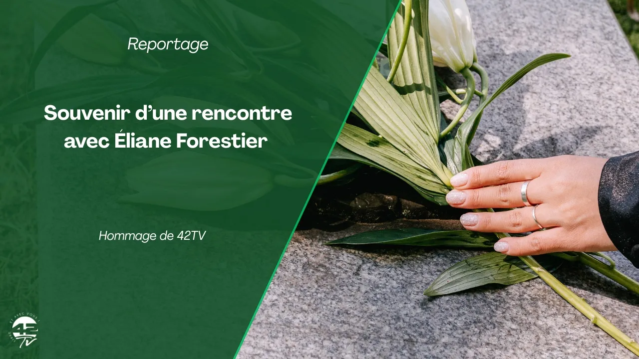Hommage à Éliane Forestier : une rencontre marquante à Saint-Jean-Bonnefonds