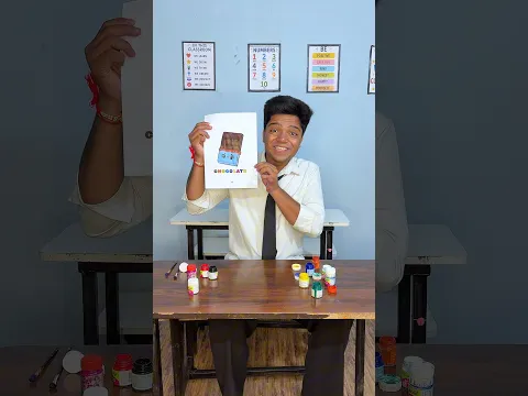 Chocolate🍫 colour challenge 😭 #trending #magic #horror #school #youtubeshorts #shorts ￼