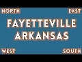 Official TOUR of Fayetteville Arkansas