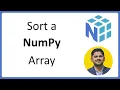 15 Sort a NumPy Array Complete Python NumPy Tutorial for Data Science Amit Thinks