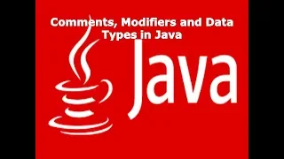 Selenium Class 7 Comments Modifiers and Data Types in Java