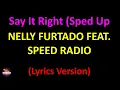 Nelly Furtado feat. Speed Radio - Say It Right (Sped Up Remix) (Lyrics version)
