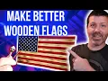 How to make better wooden flags with only 2 bits - Easel Pro Edition