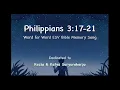 Philippians 3 17-21 ESV Bible Memory Song