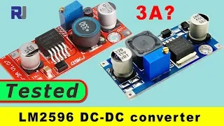 Download LM2596 2v-37V  3A Voltage Step Down converter Module Tested/Reviewed MP3