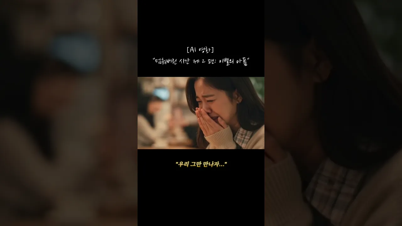 이별의 아픔 "우리 그만 만나자...