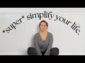 7 micro habits to super simplify your life IMMEDIATELY Minimalism Slow Living
