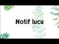 Lagu Notif wa Lucu