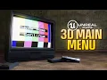 How To Make A 3D Main Menu In UE5