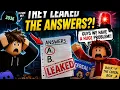 Someone LEAKED the Answers