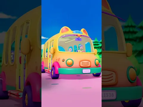 Wheels on the Bus Go Round and Round #WheelsOnTheBus #KidsSongs #NurseryRhymes #BabySongs