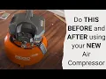 How to SAFELY Use a Rigid Air Compressor