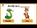English Grammar Quiz Simile General Knowledge