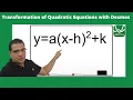 Transformation of Quadratic Equations with Desmos