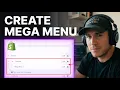How to Add a Mega Menu in Shopify 2026 Navigation