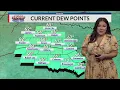 Wake-Up Weather allergies and dewpoints on the rise