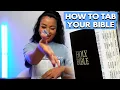 How to Tab Your Bible Step By Step