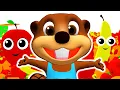 Download Lagu SUPER CIRCUS 3D Fruit Smash + More | Learn Colors, Fruits, ABCs with Busy Beavers