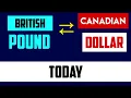 TODAY 1 GBP to CAD - Convert British Pounds to Canadian Dollars Currency Exchange Rates 25 JULY 2024