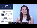 GO- - GO - Basic Verbs