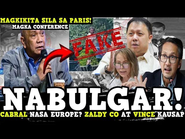 Outline Video NABULGAR CABRAL NASA EUROPE MAGKIKITA SA PARIS! ZALDY CO AT VINCE DIZON! ALAS NA EBIDENSYA NI CABRAL