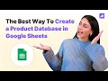 How To Create a Database in Google Sheets