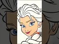 Coloring Disney Elsa