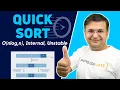 2 7 How Quick Sort Algorithm works Analysis of Quick Sort Method Divide and Conquer Sorting Algo