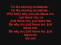 Lagu Usher   Moving Mountains with Lyrics   YouTube