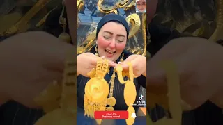 ذهب خليجي فاااخر عيار21 عند أميرة الذهب 