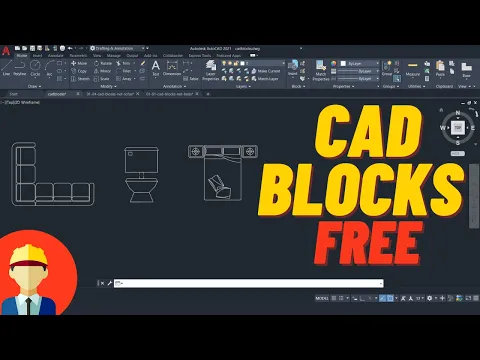 Download MP3 CAD BLOCKS download for free and how to use it | Insert CAD BLOCKS in AutoCAD