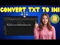 Download Lagu Hoe verander je een txt-bestand naar een ini-bestand? | Stapsgewijze handleiding (2025)