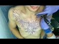 My First eagle tattoo on chest Time Lapse