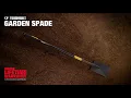 TOUGHBUILT Garden Spade - Long Handle
