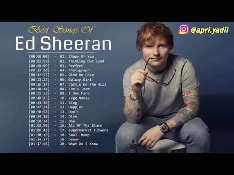 Download MP3 Ed Sheeran - Best Songs Full album || Lyrics Musik