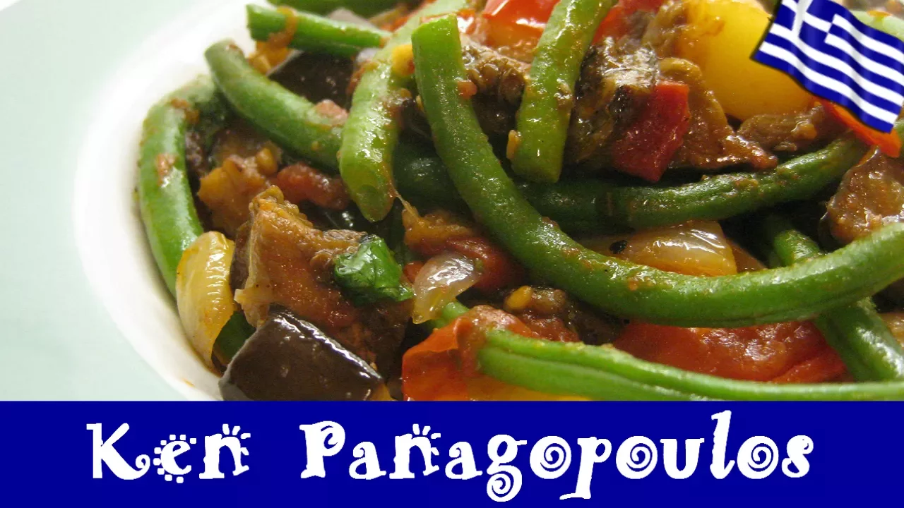 Fasolakia   Greek Stewed Green Beans