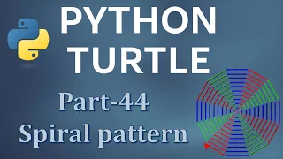 Python Turtle Coding Spiral Pattern Project