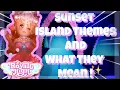 Sunset Island Themes What They Mean in Royale High