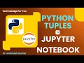 PYTHON TUPLES IN JUPYTER NOTEBOOK