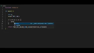 Simple FizzBuzz program in C