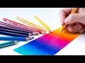 How to BLEND COLORED PENCILS For Beginners Prismacolor Tutorial