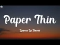 Lianne La Havas - Paper Thin (Lyrics)