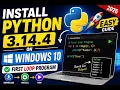 Install Python 3 14 4 on Windows 10 Step-by-Step First Loop Program 2026