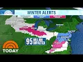 Winter Storm Watch 95 Million Under Weather Alerts TODAY