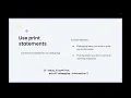 F23 Recitation 0L Debugging Part 1
