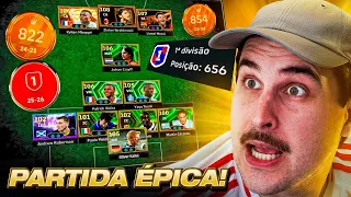 CAÍ CONTRA UM TOP RANKING DO EFOOTBALL NO RUMO À 1ª DIVISÃO DO BANQUETA!
